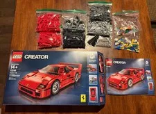 LEGO Creator Expert Ferrari F40 (10248) – Pre-Owned – Complete w/ Box & Manual