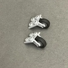 Lego 2415 Light Blue Gray Replacement Add-on Pieces Parts Lot of 2