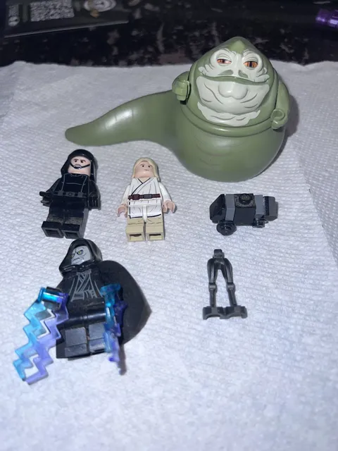 LEGO STAR WARS MINIFIGURES EMPEROR JABBA THE HUTT LUKE TROOPER LOOSE DROID ETC