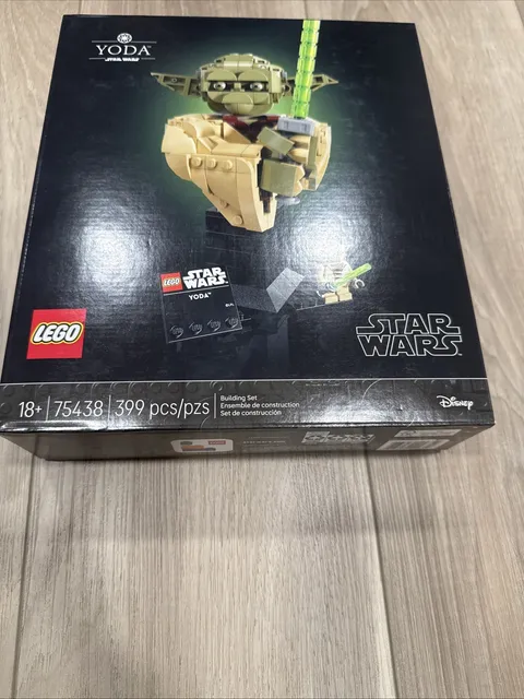 Authentic LEGO STAR WARS YODA Bust Building Set (75438) 399 Pieces Brand New