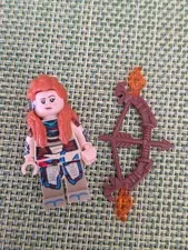LEGO Aloy Minifigure Horizon  77037  With Bow 