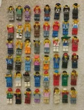 Lego Lot Of 48 Complete Figs 100% Lego No Split Torsos Or Cracked Arms Lot #1