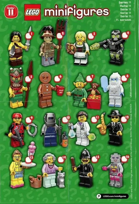 LEGO CMF Series 11 Complete Set, Adult owned