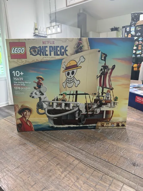 lego one piece the going merry pirate ship set #75639 brand new in box