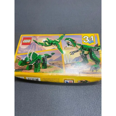LEGO Creator Mighty Dinosaurs 31058 Kids Unisex OS Green New 3-in-1 T-Rex Set