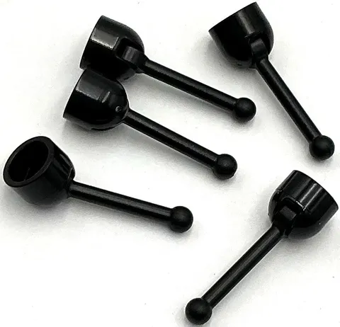 Lego 5 New Black Antennas Small Base with Black Lever Parts