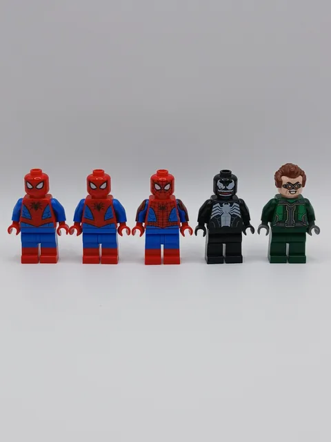 LEGO Marvel Super Heroes Spider-Man Minifigure Lot of 5 LOOSE INCOMPLETE