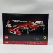 New LEGO Ferrari F2004 & Michael Schumacher 11375 Icons