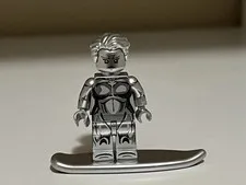 Lego Fantastic Four Silver Surfer Minifigure Custom Printed