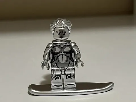 Lego Fantastic Four Silver Surfer Minifigure Custom Printed