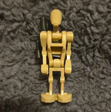 LEGO Battle Droid Minifigure Tan with Black Blaster Accessory Plastic Figure