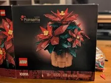 LEGO Botanicals: Poinsettia (10370) May be complete or may be missing pieces