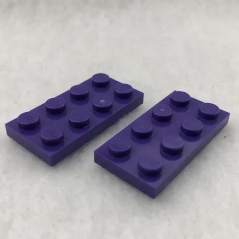 LEGO 3020 Dark Purple Plate 2 x 4 (x2)