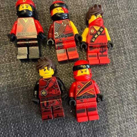 LEGO Minifigure NINJAGO Kai Red Lot Set Bulk Sale