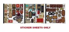 LEGO 71861 - Ninjago: Legacy - The Old Town - STICKER SHEETS: 1, 2, & 3