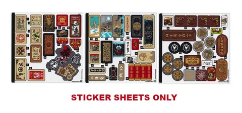 LEGO 71861 - Ninjago: Legacy - The Old Town - STICKER SHEETS: 1, 2, & 3