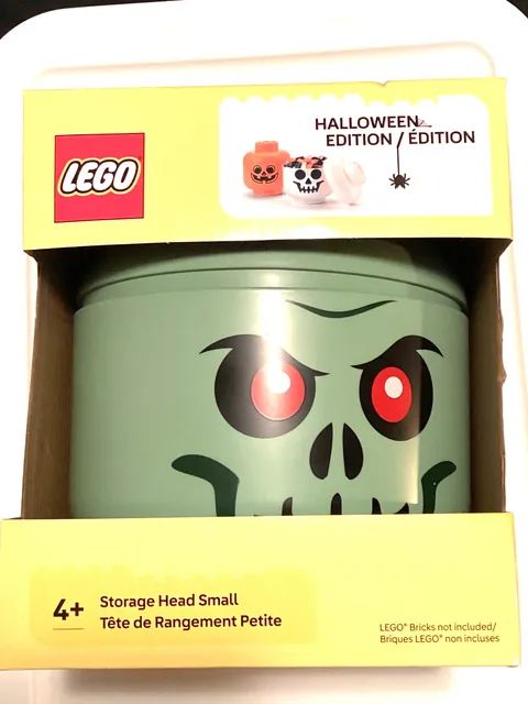 Lego Halloween Edition Small Zombie Skeleton Storage Head