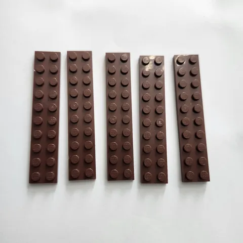 LEGO Parts 3832 (5pcs) Basic Plate 2x10 Light Brown 
