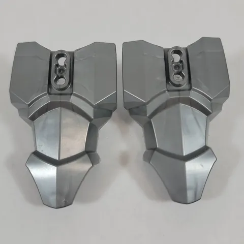2X LEGO Hero Factory FLAT SILVER Large Figure Torso Armor 90652 Parts Lot
