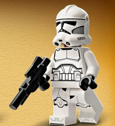 Lego 75372 Star Wars Clone Trooper with blaster Minifigure - Unassembled - New