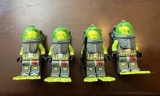 LEGO Atlantis Diver Minifigure Lot x4 w/ Diving Gear