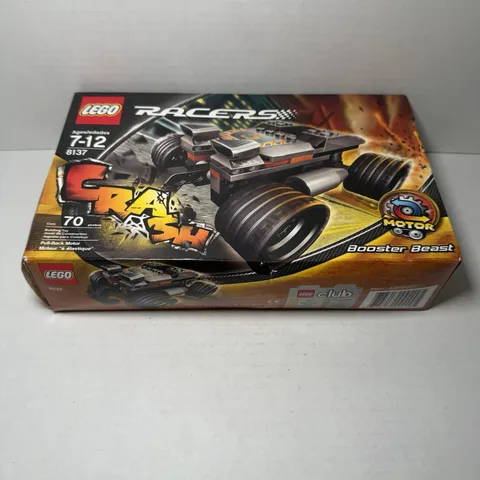 LEGO Racers 8137 Booster Beast - Motor And Crash COMPLETE ALL PIECES AND MANUAL