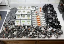 Lot of Lego Mindstorms NXT Bricks , Motors,Tires & Various Sensors