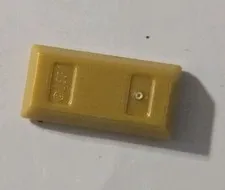 LEGO Parts - Pearl Gold Minifigure, Utensil Ingot / Bar - No 99563