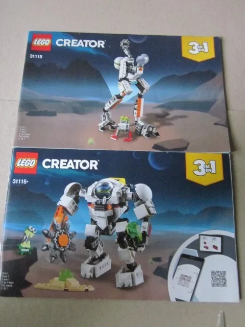 Lego Creator Building Instructions Instruction 31115 Part 1 and 2 Part 1 and 2