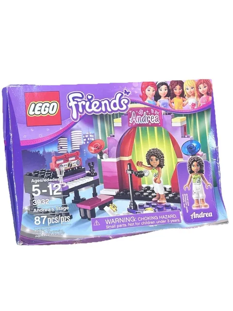 LEGO Friends 3932 Andrea’s Stage Music Performance Set 87 Pieces NEW
