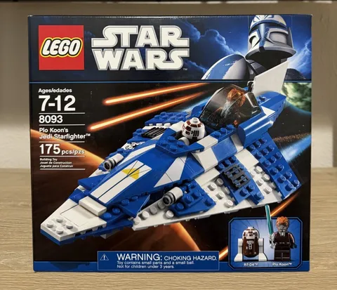 LEGO Star Wars Plo Koon's Jedi Starfighter (8093) New 2010 Sealed Rare