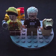 LEGO Disney Up Minifigure Lot 43217 Russell(W/ Accessories)Carl and  Dug