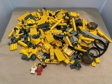 Lego Yellow Boat & Motorcycle Set Incomplete