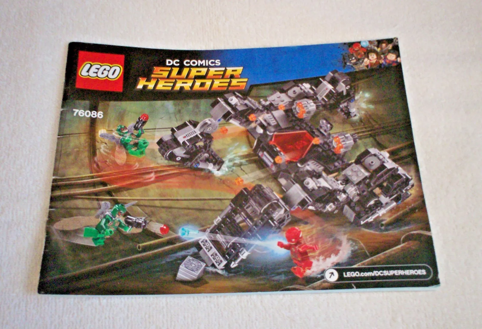 LEGO DC Comics Super Heroes Assembly Booklet 2017 #76086