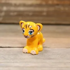 LEGO Tiger Baby Cub Dark Brown Stripes White Muzzle and Paws 14734pb03