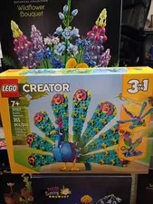 LEGO Creator Exotic Peacock 31157 3 in 1 Complete Set 355 pcs Age 7+ Box
