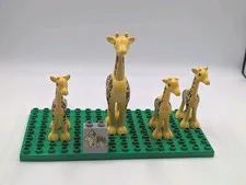 Duplo Lego Safari Animals Giraffe Family Zoo Animal Mama & 3 Babies Specialty 
