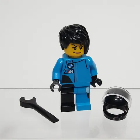 Lego BMW M4 GT3 Driver From 76922 SPEED CHAMPIONS Loose Racecar Minifigure