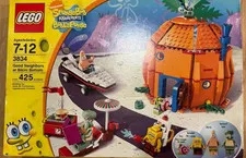 LEGO SpongeBob SquarePants Good Neighbors Bikini Bottom 3834 Used -100% Complete