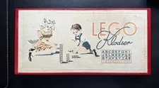 Vintage LEGO Klodser Nr. 500 Wooden ABC Blocks, 1946