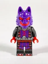 LEGO NINJAGO: Dragons Rising Season 2: njo903 Wolf Mask Warrior Minifigure