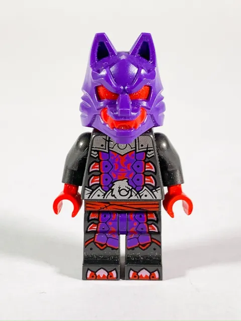 LEGO NINJAGO: Dragons Rising Season 2: njo903 Wolf Mask Warrior Minifigure