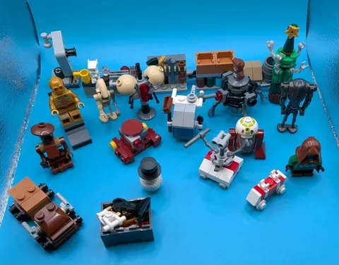 Lego 2025 Star Wars Advent Calendar 75418 Lot Minifigs & Micro Builds Complete