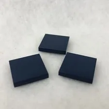 LEGO 3068b Dark Blue Tile 2 x 2 with Groove (x3)