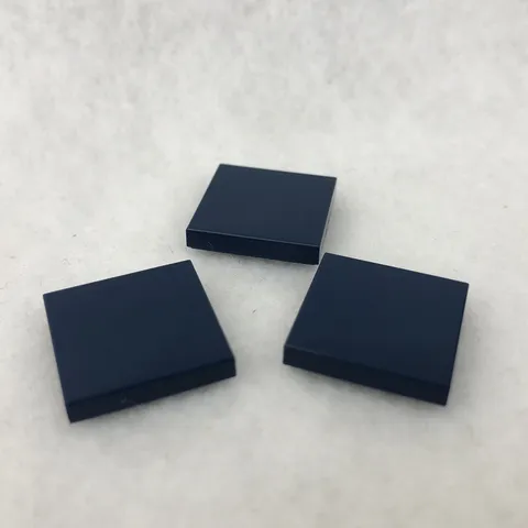 LEGO 3068b Dark Blue Tile 2 x 2 with Groove (x3)