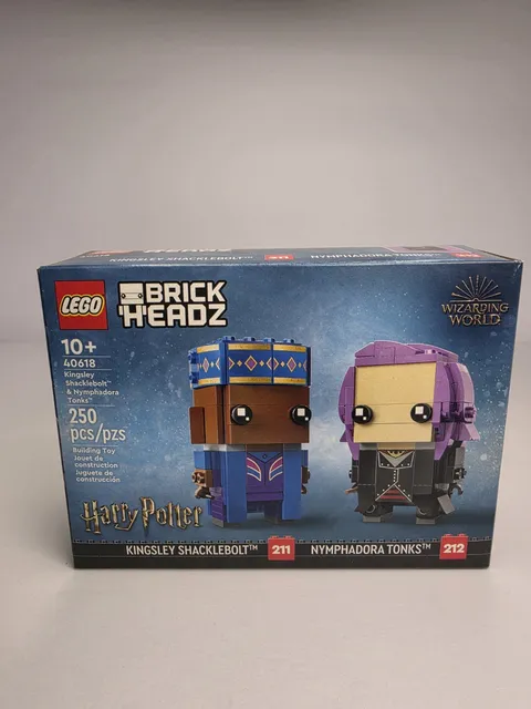 Lego Harry Potter Brickheadz #40618 Kingsley Shacklebolt And Nymphadora Tonks 