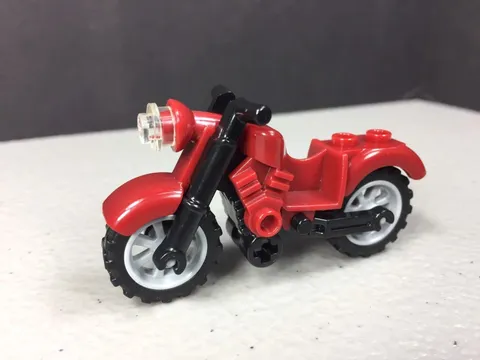 Lego Minifigure Vintage Motorcycle Dark Red & Black New 76017 76047 85983c01