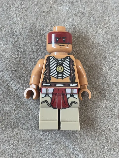 Lego Red Knee The Lone Ranger Indian Chief Western Minifigure Figure No Headgear
