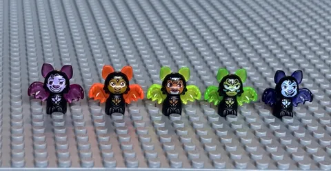 Lego Elves Shadow Bat Minifigure Lot of 5 Vespe Furi Molo Phyll Hippo