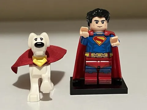 Lego DC Superman Minifigure Custom Printed